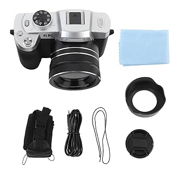 6K　デジタルカメラ　84MP Amazon.com : 6K Digital Camera for Photography, WiFi 84MP
